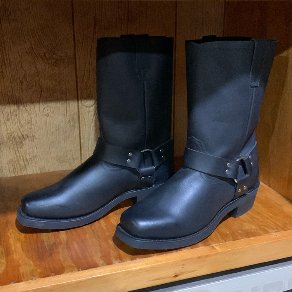 Men’s Black Dingo Harness Boots